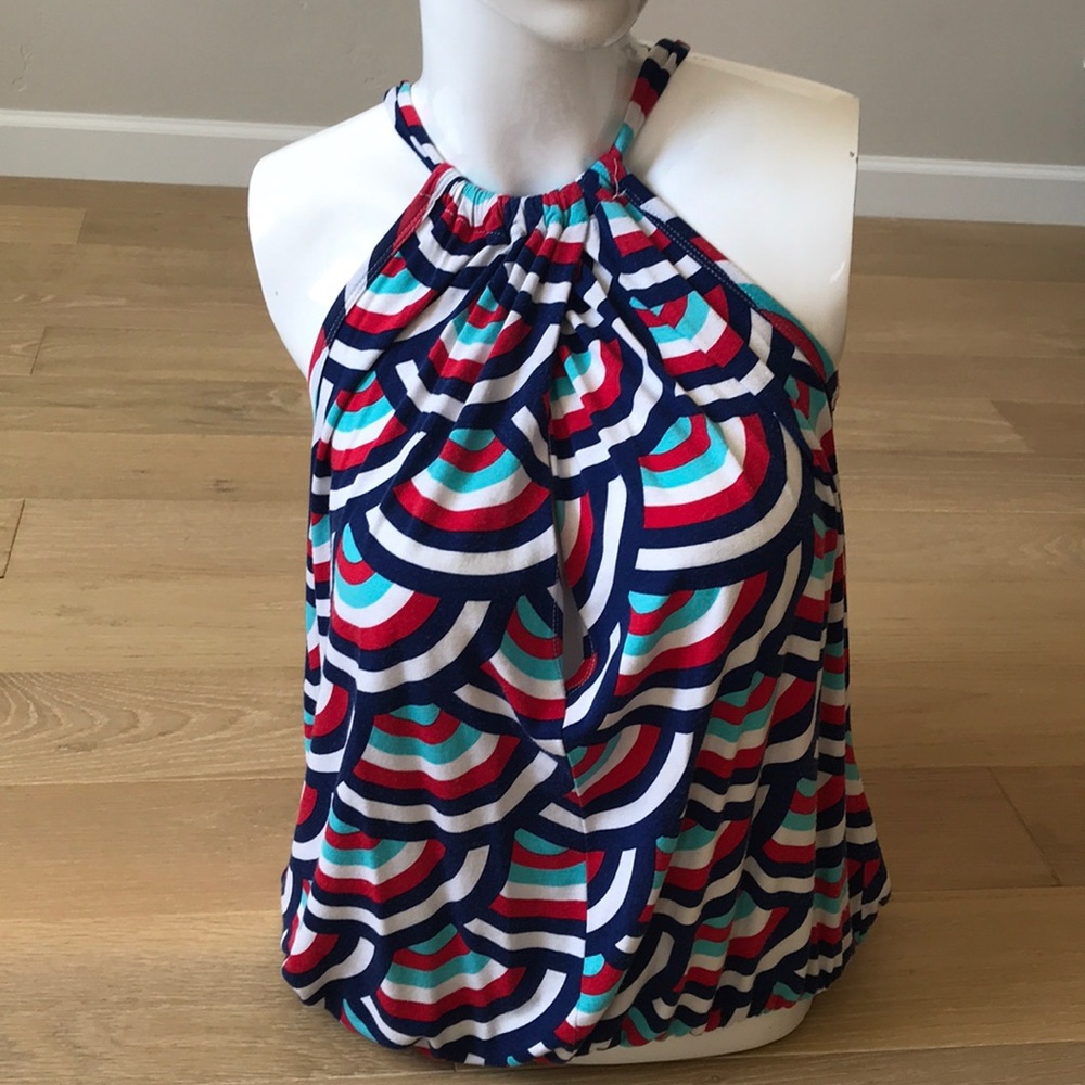 MACBETH COLLECTION - Peek-boo Sleeveless Blouse